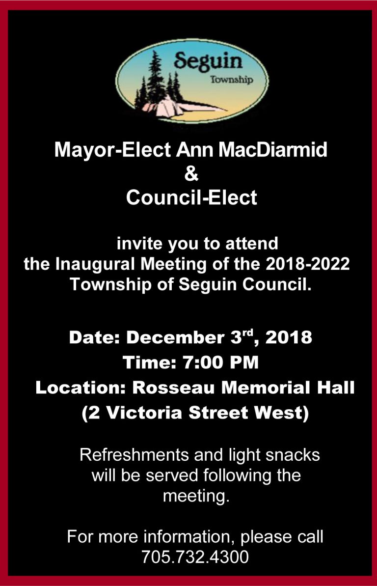 MacDiarmid invites all to inauguration