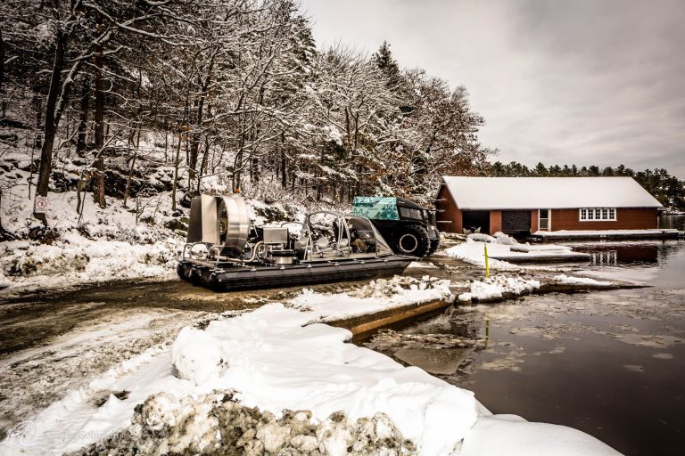 Company demonstrates hovercrafts to be built in Parry Sound