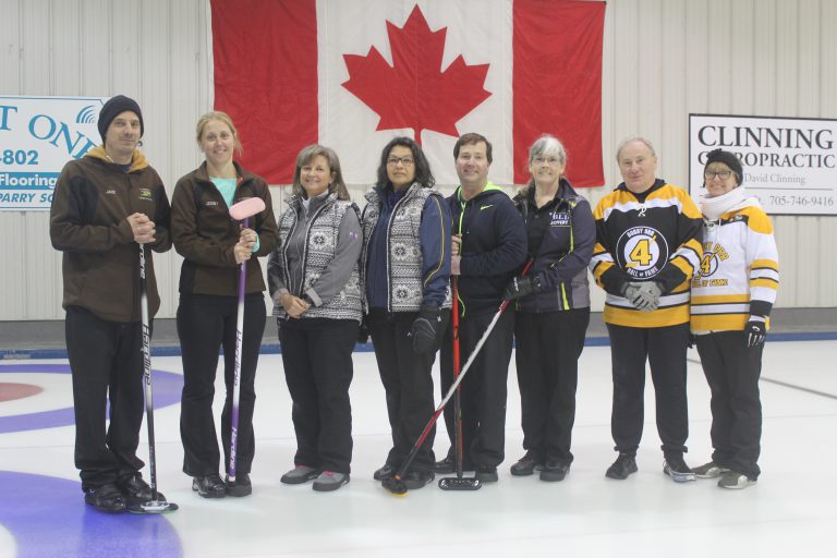 Curling event raises money for military families