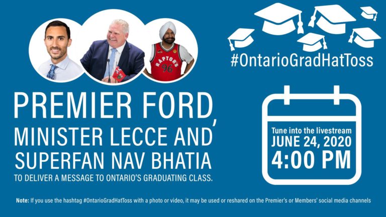 Premier to address Class of 2020 grads at 4:00 p.m. Wednesday