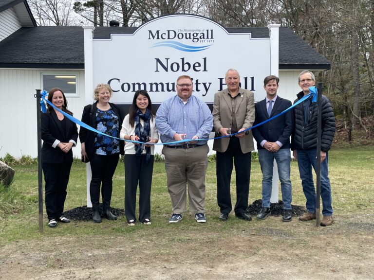 Provincial funding helps McDougall renovate community halls in Nobel, Waubamik 