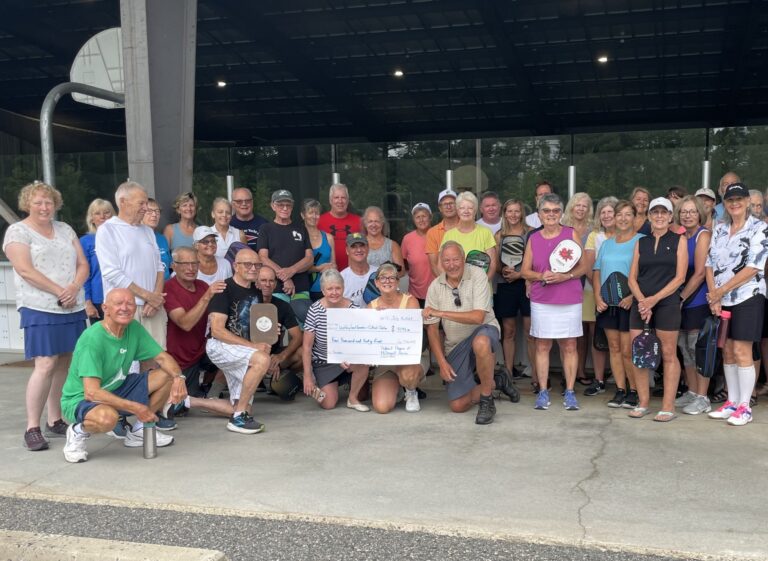 Pickleball players raise funds to support West Parry Sound Recreation and Cultural Centre